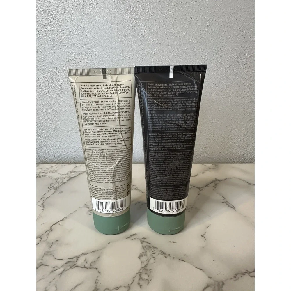 Tweak'd By Nature Rise & Shine Hair Volumizing Shampoo & Conditioner.‎ New 3oz